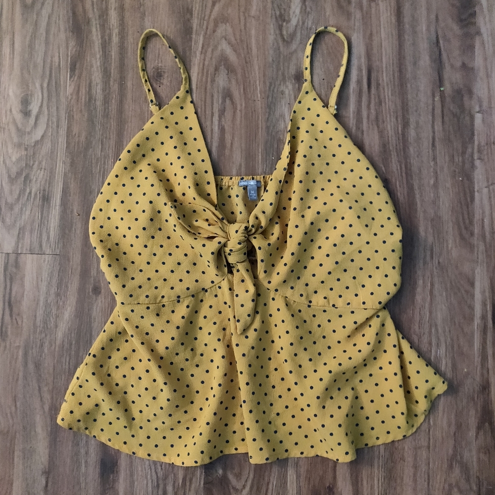 Charlotte Russe Tie front top